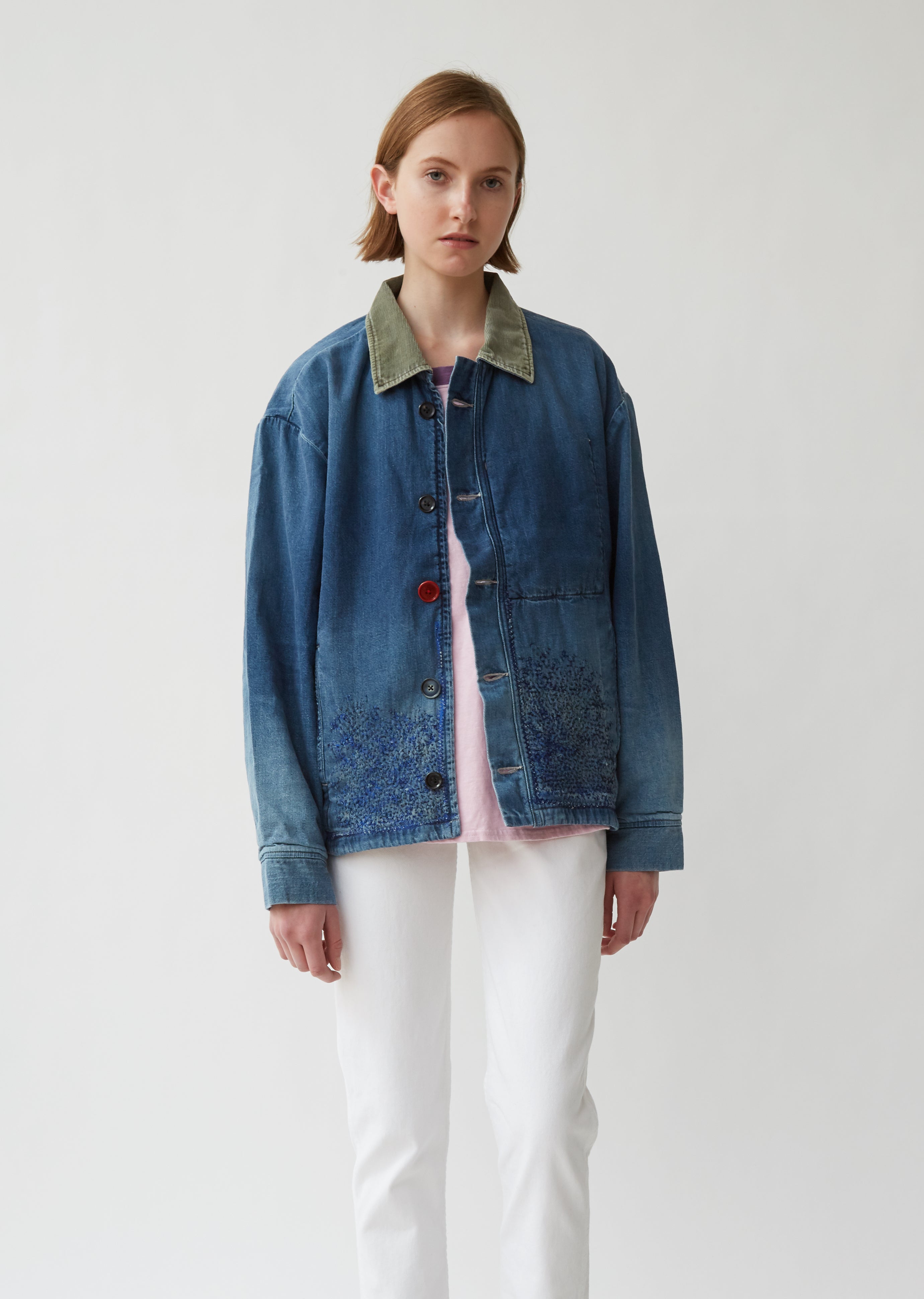 8oz Denim Linned Deck Jacket – La Garçonne