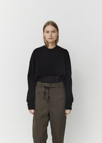 Cropped Wool Sweater