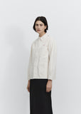 Women's Cotton Serge Work Jacket — Ecru