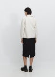 Women's Cotton Serge Work Jacket — Ecru