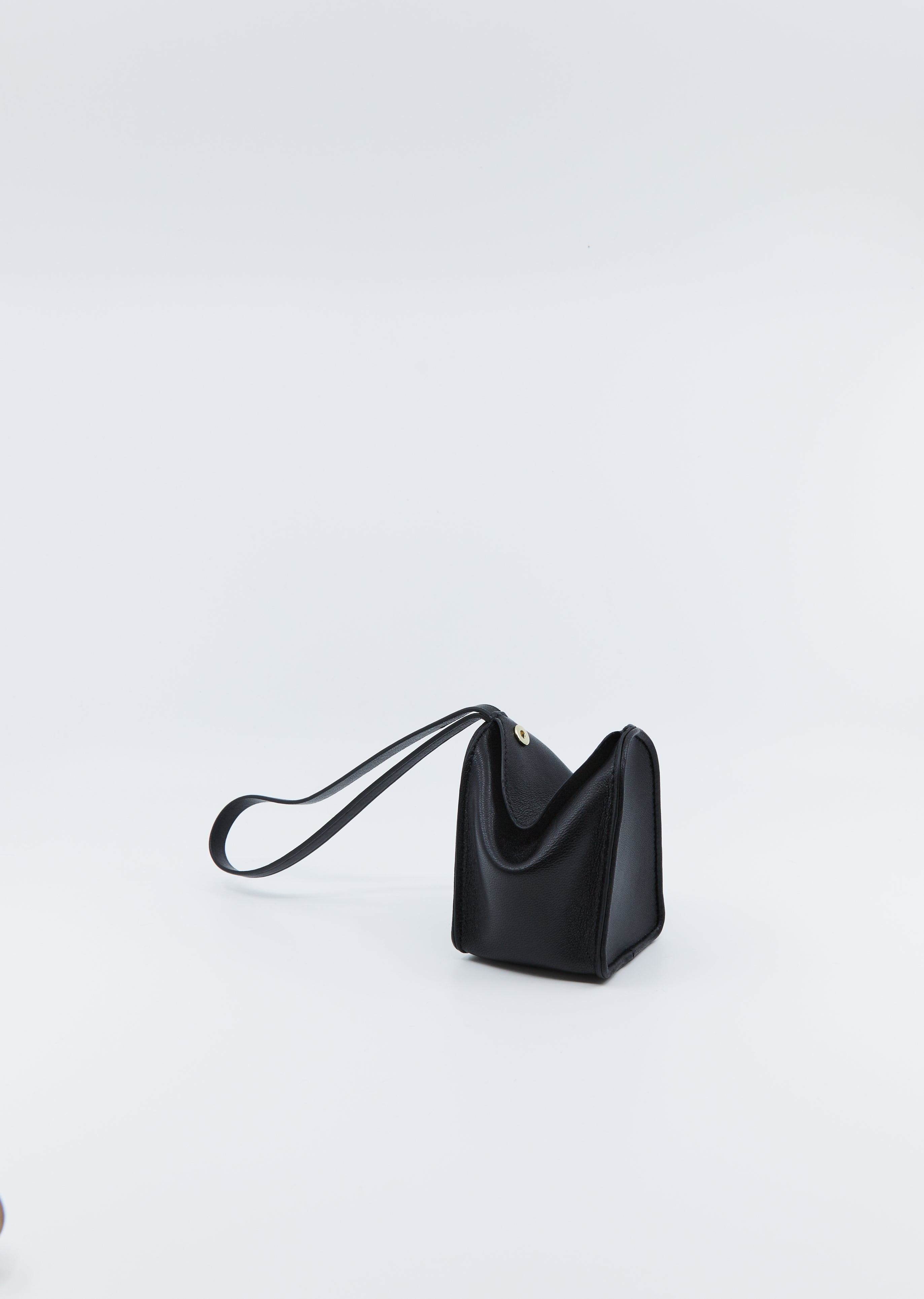 Lemaire Envelope with Strap — Black
