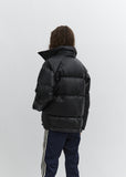 Leather Puffer