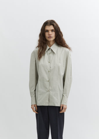 Volume Sleeve Shirt — Mint