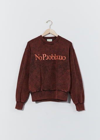 Unisex No Problemo Sweatshirt — Red