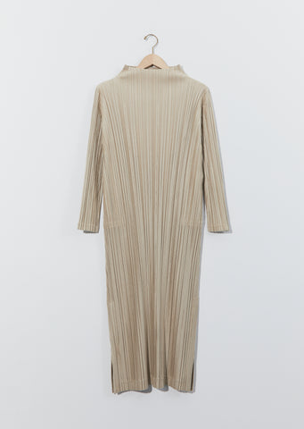 Shiny Pleats Dress