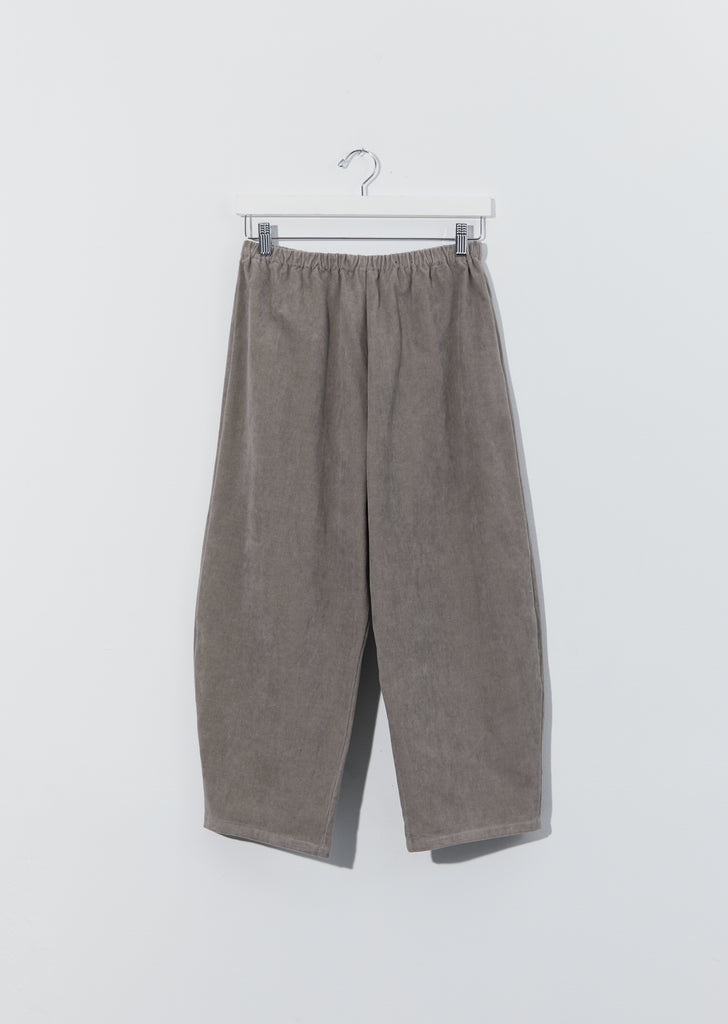 Cotton Pullon Trousers — Ecru