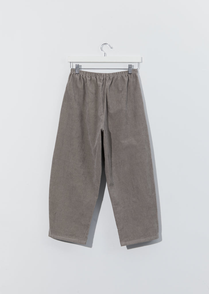 Cotton Pullon Trousers — Ecru