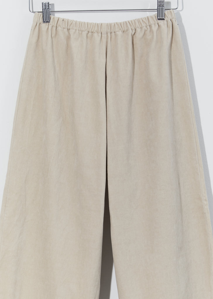 Cotton Pullon Trousers — Naturale
