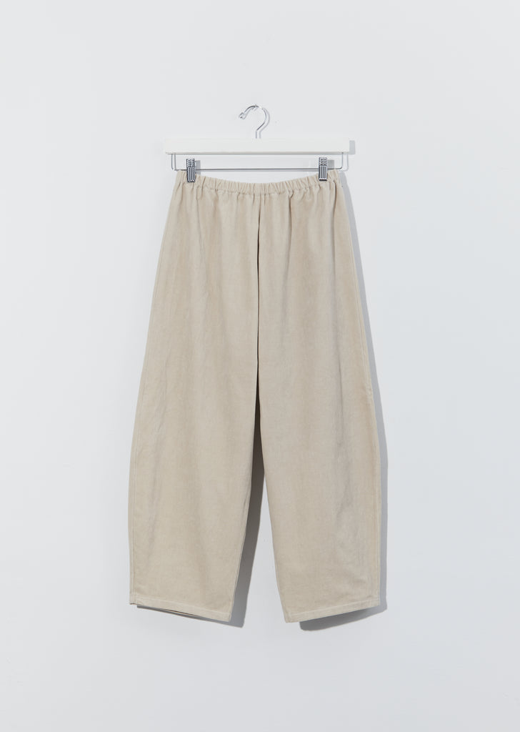 Cotton Pullon Trousers — Naturale