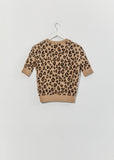 Dianna Jacquard Sweater — Cheetah