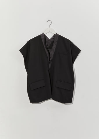 Suiting Pullover — Black