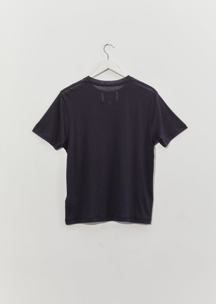 Kemi Classic Cotton Silk T-Shirt — Dark Navy