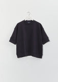 Tipsy Cotton Fleece Sweatshirt — Black