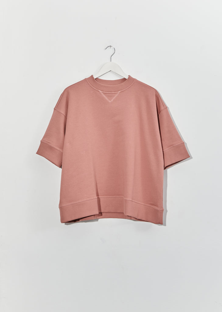 Tipsy Cotton Fleece Sweatshirt — Terracotta