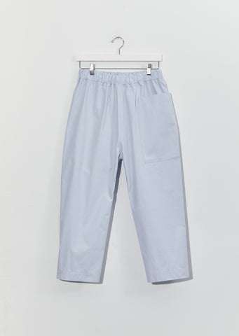 Punch Cotton Twill Pants — Ice