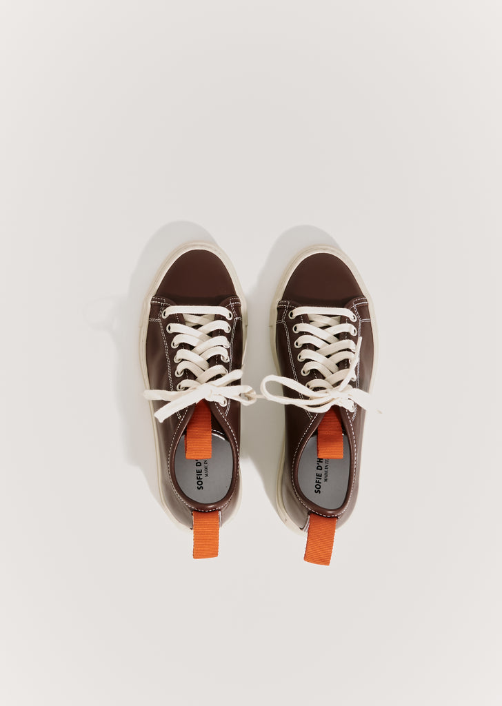 Fast Leather Sneakers —Auburn