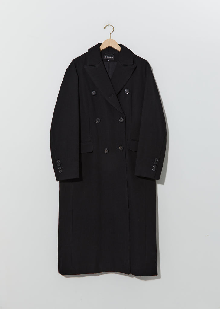 Laine Cotton Double Breasted Coat