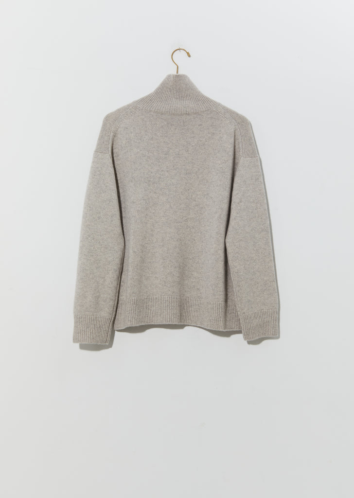 Moore 3-Ply Cashmere Turtleneck