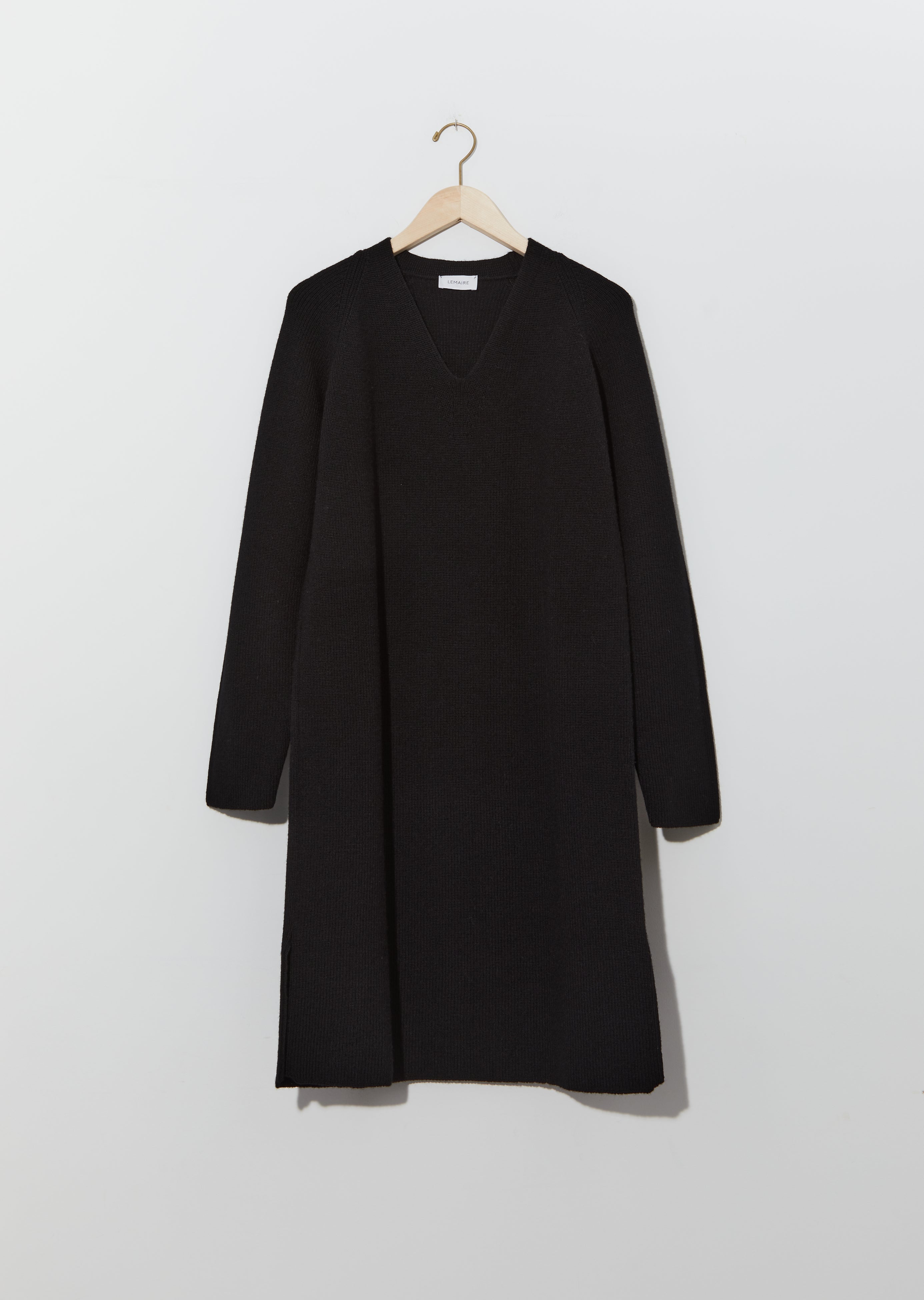 V-Neck Sweater Dress La Garonne V-Neck Sweater Dress La Garonne
