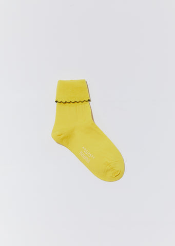 Knitted Socks — Yellow