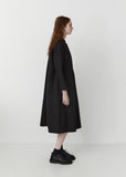 Vintage Twill Dress — Black