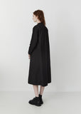 Vintage Twill Dress — Black
