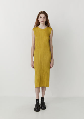Sleeveless Pleated Dress