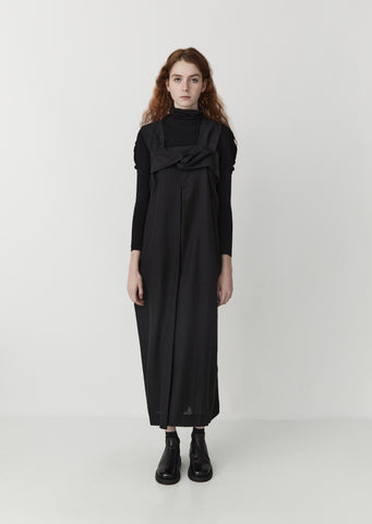 Tricot Jumpsuit — Black