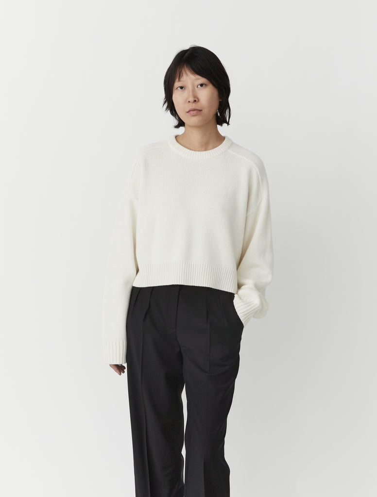 New Bruzzi Wool & Cashmere Sweater — Ivory