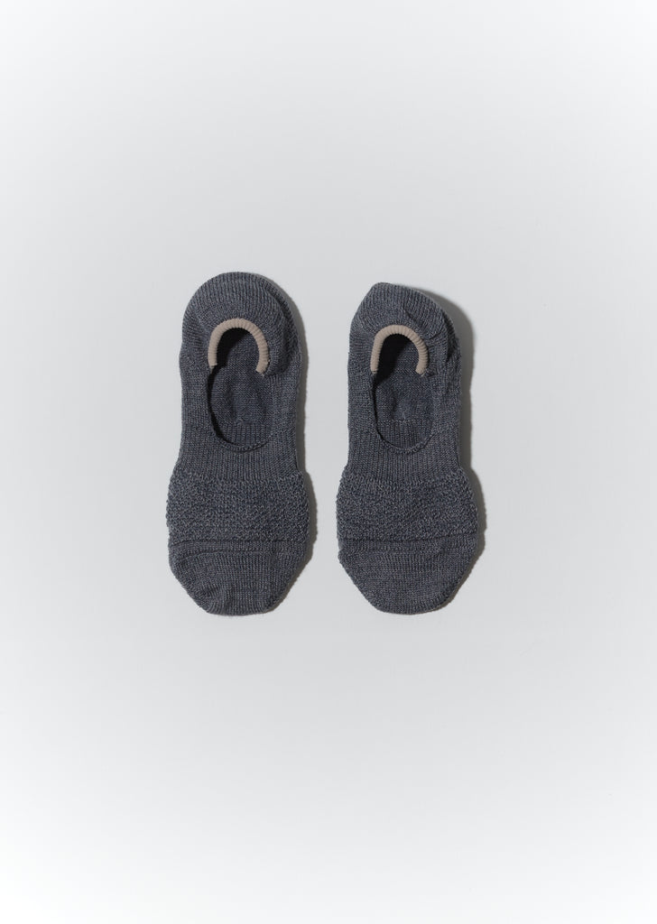 Melange Cover Socks — Grey