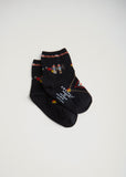 Kids Tapestry Socks — Black