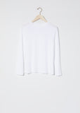Long Sleeve Mini Boy T — New White