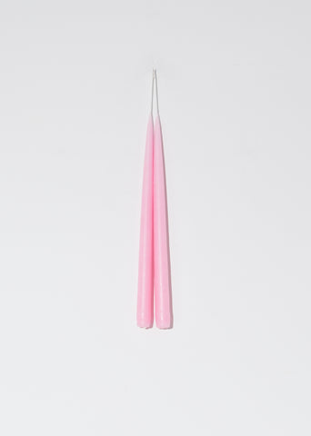 Hand Dipped Tapered 13" Candles — Pink
