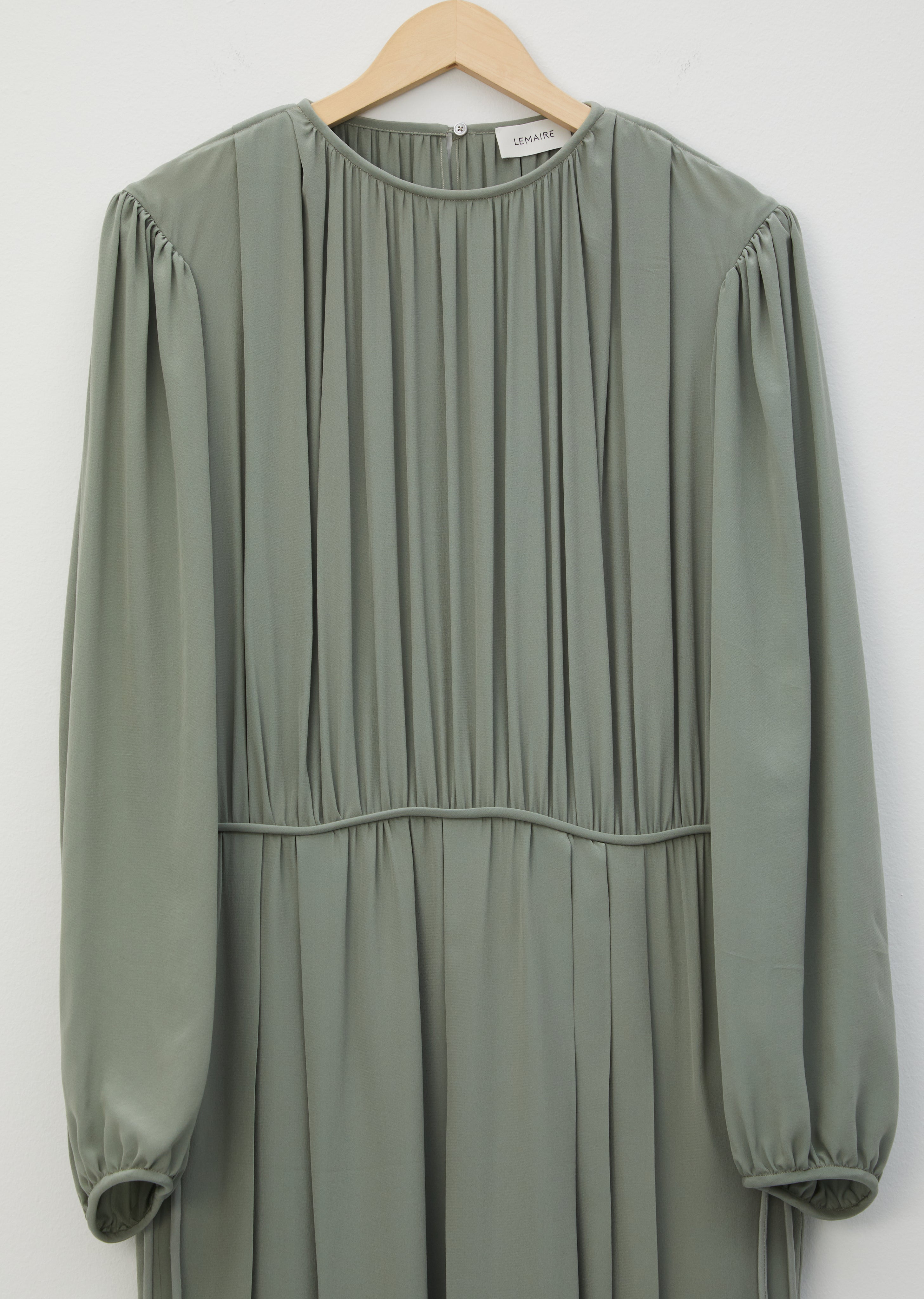 lemaire pleated dress Pleated Midi Dress