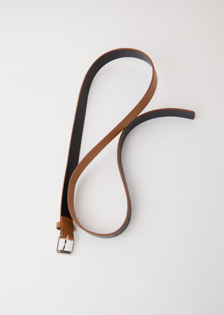 Bi-Color Nappa Leather Belt