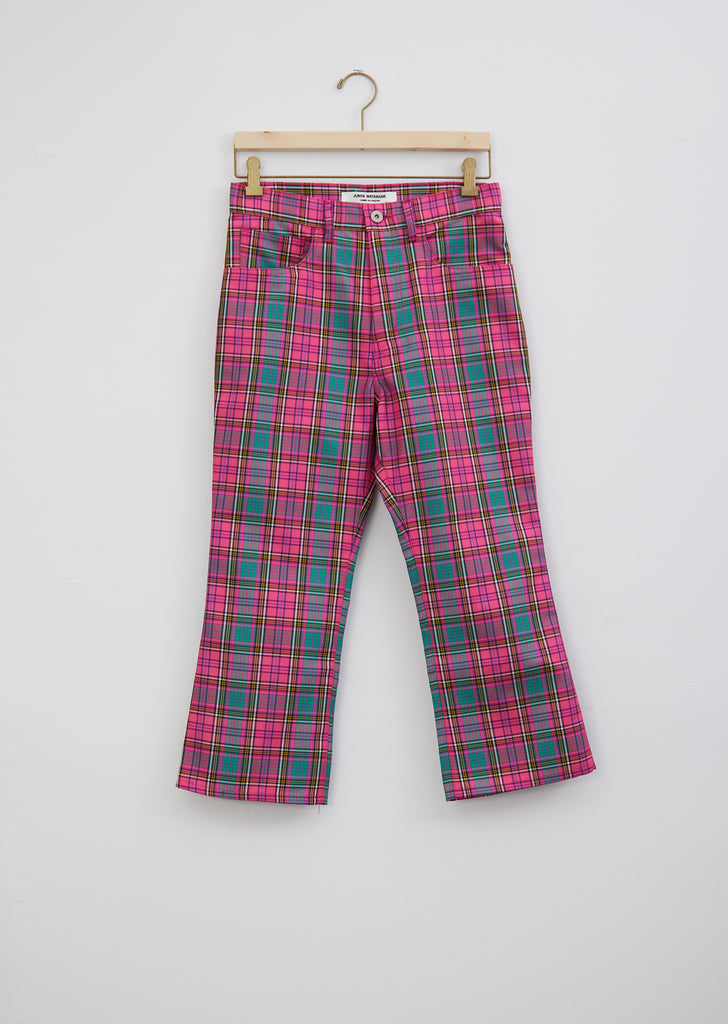 Tartan Check 5-Pocket Trousers