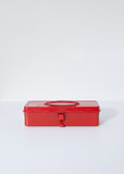 Flat Top Tool Box — Red