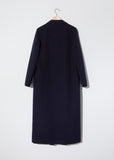 Virgin Wool Long Coat with Pockets