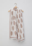 Indian Pink Paisely Scarf / Pareo