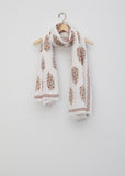 Indian Pink Paisely Scarf / Pareo