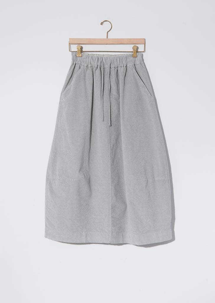 Corduroy Skirt — Oatmeal