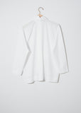 Tuxedo Collar Shirt — White