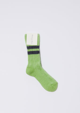 Kid Mid Calf Socks — Pistachio
