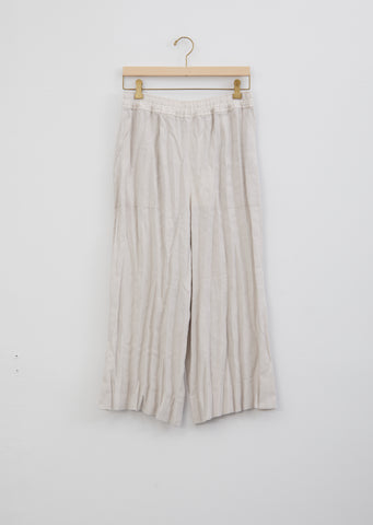 Parisa Creased Linen Culotte Trousers