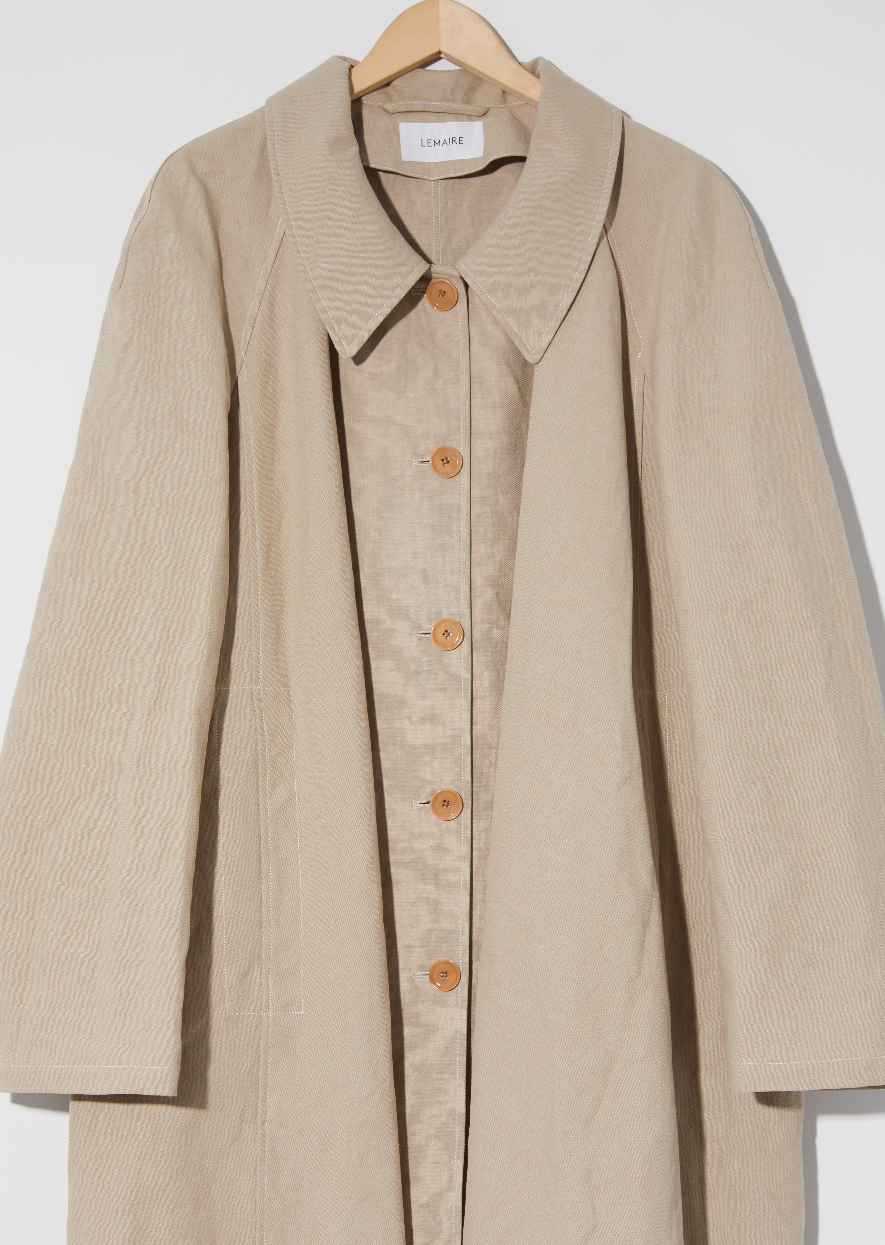 Cotton & Linen Overcoat – La Garçonne