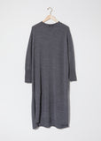 Knit Pullover Dress — Grey