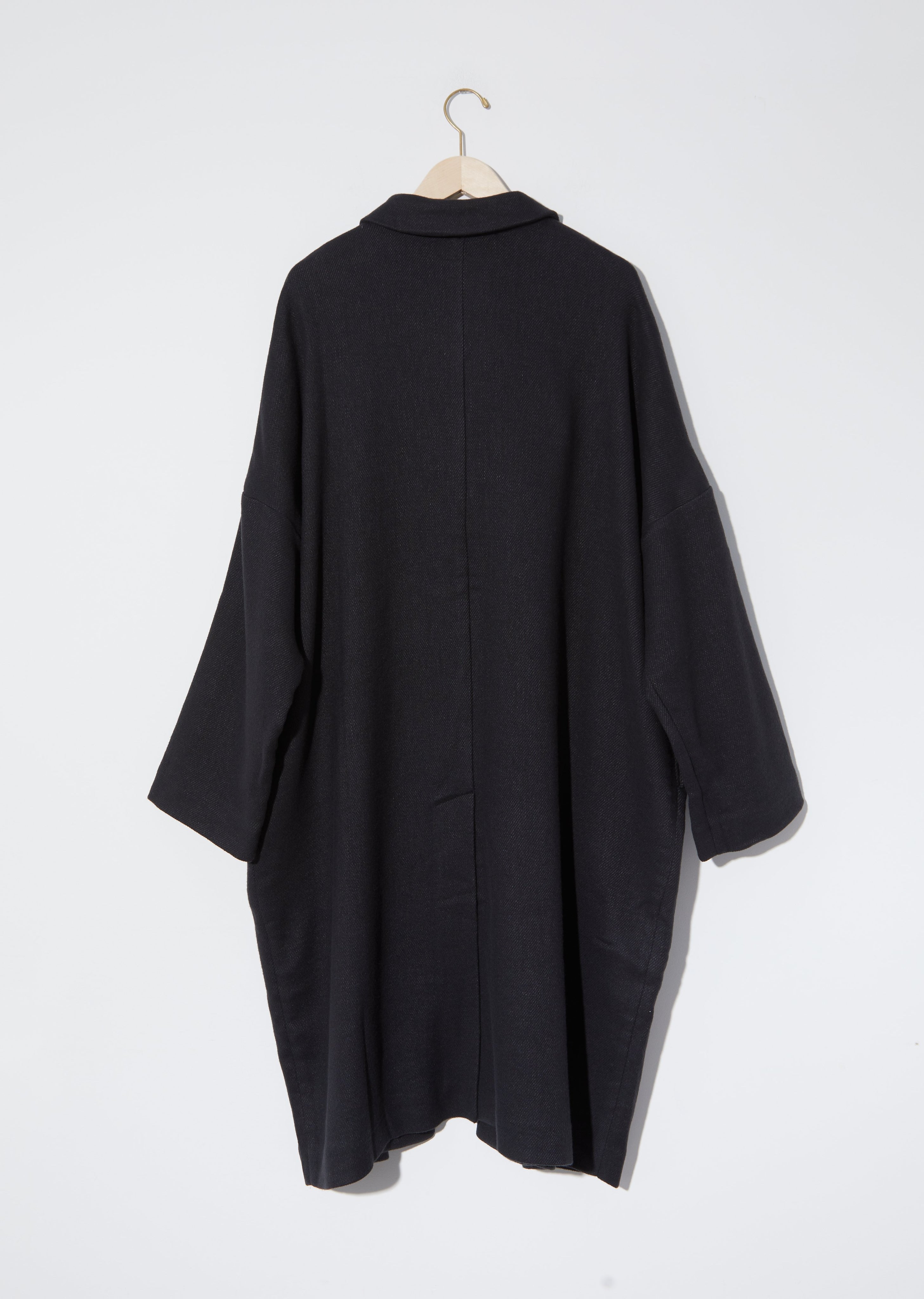 Wool & Linen Loose Coat WL – La Garçonne