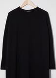 Knit Pullover Dress — Black