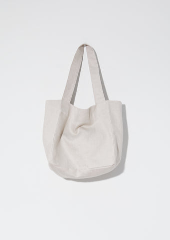 Jute Tote — Denim White