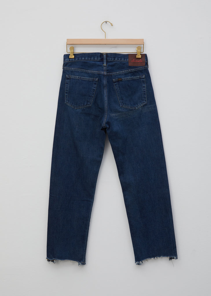 Selvedge Denim Used Ankle Cut Jeans
